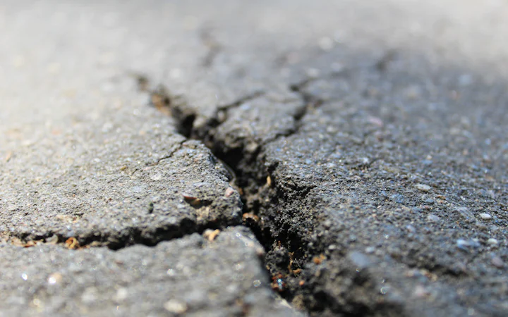 Cracked or sunken concrete repair